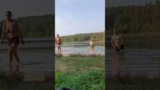 Вернулись на родину. Искупались в родном озере. Бабье лето в Стругах Красных.