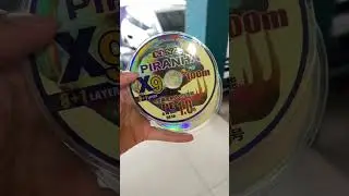Senar pe 1.0 kenzi x9. Rekomended buat castingan pinggir laut dan ikan gabus
