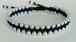 Easy macrame bracelet || how to make macrame bracelets for beginners || handmade jewelry