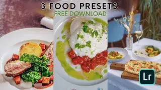 3 food Lightroom Preset | LightroomPresets DNG Free Download | Qpixel