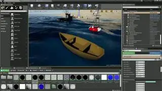 UE4 - WIP Community FREE Ocean Project - Masking boats with Stencil - issue