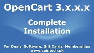 How to install OpenCart v3.x from scratch (fresh) & changing path of storage files.