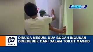 MADIUN CITY - Two snotty children were caught in a mosque toilet on suspicion of immorality.