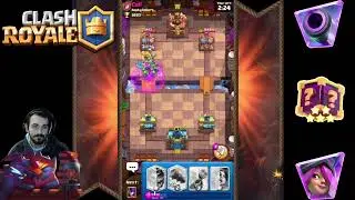 Clash Royale - First Game with a Champion