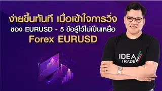 EP.4 ง่ายขึ้นทันที เมื่อเข้าใจการวิ่งของ EURUSD - 5 ข้อรู้ไว้ไม่เป็นเหยื่อ Forex EURUSD