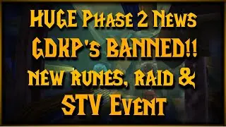 MASSIVE PHASE 2 NEWS! GKPS's Banned, New Runes, Crazy Prof items - Season of Discovery w/ timestamps