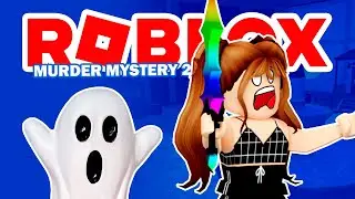 Vimos um FANTASMA de VERDADE no Murder Mystery 2 - Família Bear ROBLOX