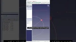 Set additive loft between two sketches to create a solid conical voussoir in Freecad