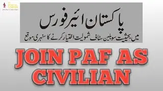 join paf civilian 2021 Registration