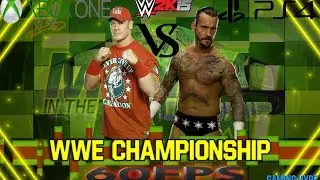 WWE2K15 Xbox One vs PlayStation 4 Next Gen Graphics Comparison
