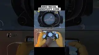 Bgmi Pubg mobile zero Recoil sensitivity code #shorts