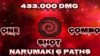 NARUMAKI 6 PATHS ONESHOT COMBO | SHINDO LIFE BEST BLODDLINE