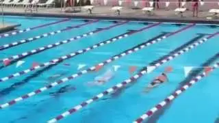 Rae-Lynn Sheffield swims 50 Fly FSC alumni meet