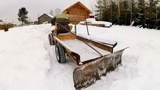 Лопата на прицеп мотоблока