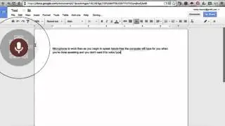 Voice Typing feature in Google Docs - For students
