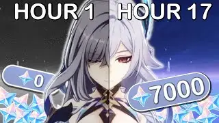 I spent 17 hours farming 7000 primogems in Genshin Impact