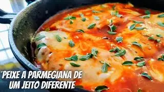 Essa receita de filé de Tilápia é muito simples e DELICIOSA  | Peixe a Parmegiana fácil🤤