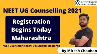 NEET UG Counselling 2021: Registration Begins Today | Maharashtra