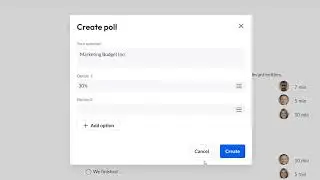 Voting, Polls, and Decision Management on adam.ai | All-in-One Meeting Management Platform