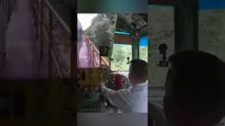 Проба тормозов на тепловозе ЧМЭ3 ⚙️ с восстановительным поездом 