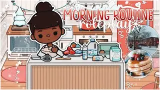 ˚. ⁺ WINTER Family MORNING ROUTINE ❄️ ☀️ || *WITH VOICE* || Toca Boca Roleplay 🌍