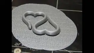 Hearts 3D modeled and 3D printed