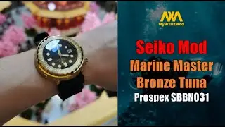 Seiko Prospex SBBN031 Marine Master Tuna Bronze - Time Lapse - 精工表 改装 客制化