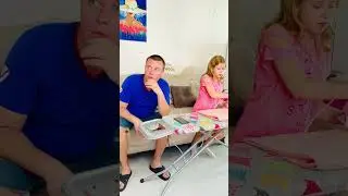 Не повезло папе с утюгом