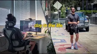 Day in the life as a Developer in LA | settling in, designing an app, and setting goals