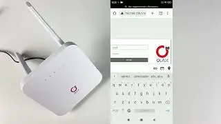 Turning on and reviewing the menu of the 4G router OLAX CPE AX6 Pro A