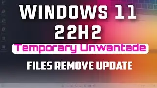 How To Delete Temporary Files In Windows 11 | 22H2 | Old File's