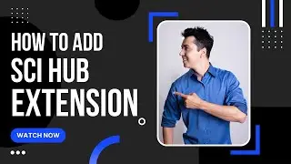 How to add Sci Hub Extension to google chrome #scihub #extension