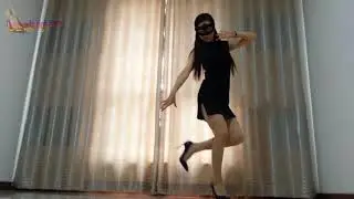 lovely dancing with pretty short skirts and pure heels