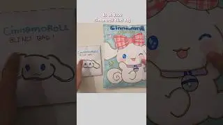 Let’s open $1 Cinnamoroll blind bag! #cinnamoroll #sanrio #paperdiy #blindbag #unboxing