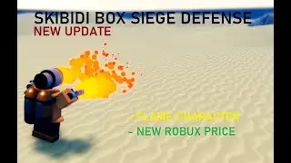 Skibidi Box Siege Defense New Update New Character #roblox