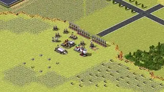 Red Alert 2 | Yuri's Revenge | 7 vs 1 | Extra hard AI | Random Great britain