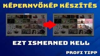 Képernyőkép készítése nagyon hasznos trükk, print screen