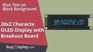 SPI Blue 20x2 Character OLED Display Module for Arduino,Raspberry Pi