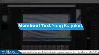 Cara Mudah Membuat Running Text | Adobe Premiere pro