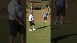 STUPID GOLFER Putts It Into Bunker 🤣