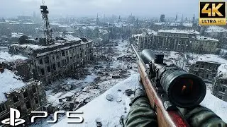 The Stalingrad Sniper™ | Ultra Realistic Immersive Graphics Gameplay [4K 60FPS] Call of Duty