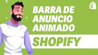 Como CONFIGURAR Barra de Anuncio Animado no Shopify ATUALIZADO 2024