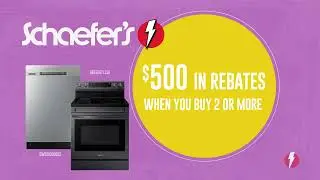 Hot Summer Savings @ Schaefer's- Samsung Appliances