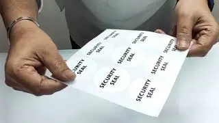 Powerful Protection with Non Tearable Security Labels