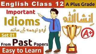 English 12 Important Idioms Easy Notes by MHB Academy | 2nd Year English Guess 2023