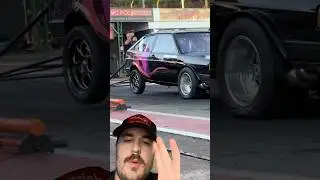 Wheelie bar on FWD drag car 