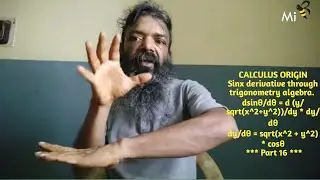 primitive calculus - sinx derivative through trigonometry algebra part 16