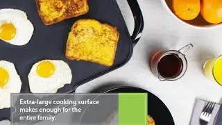 Full Meal Made On One Griddle! Say No To Pots And Pans! Electric Griddle