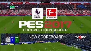 PES 2017 - Scoreboard Premier League & Bundesliga 2022/2023 New Tv Broadcast