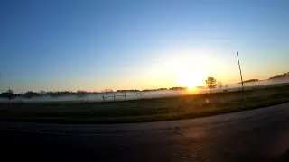 Driving through Florida in the Morning hours